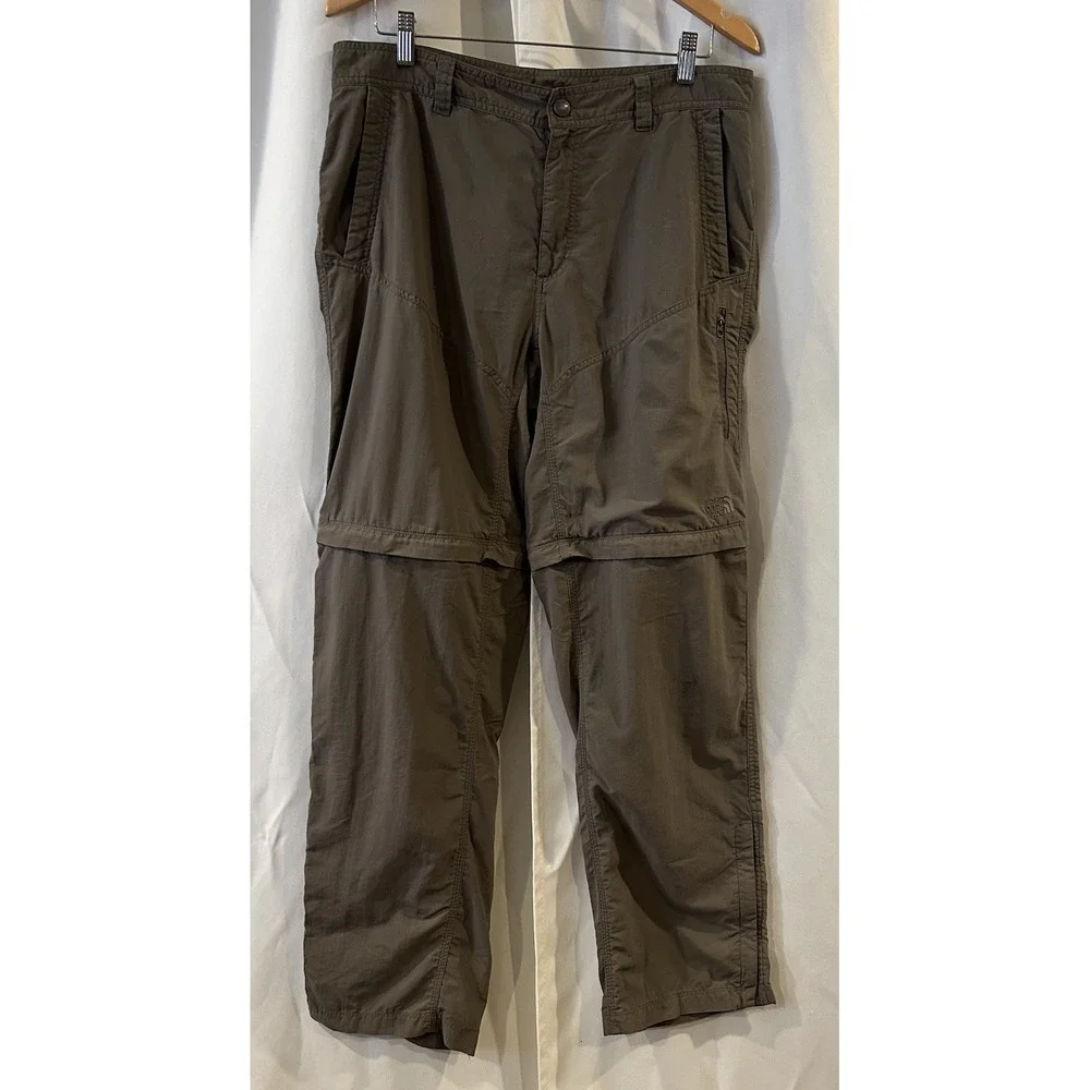 North Face‎ Convertible Hiking Pants Mens Size 34 Gorpcore Zip Off Nylon